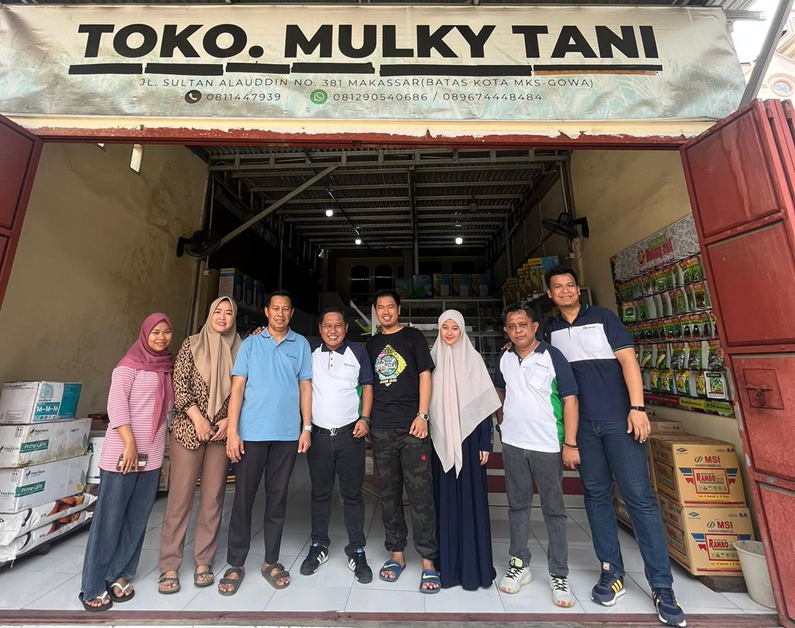 Narji dengan Toko Mitra Advansia 1